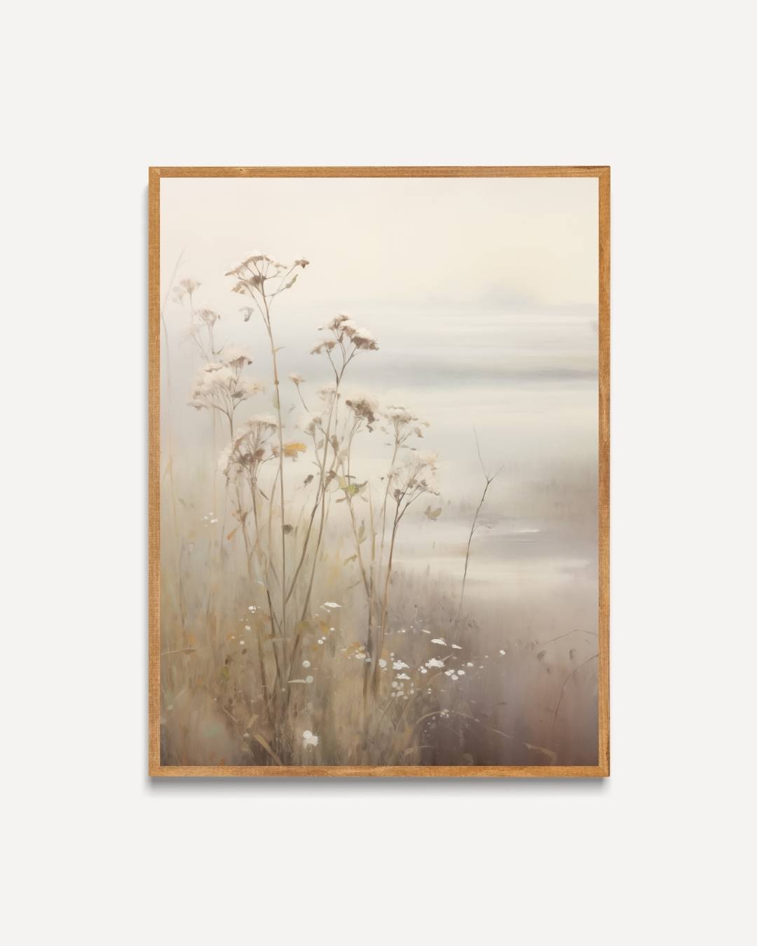 Bloemen aan het water Poster