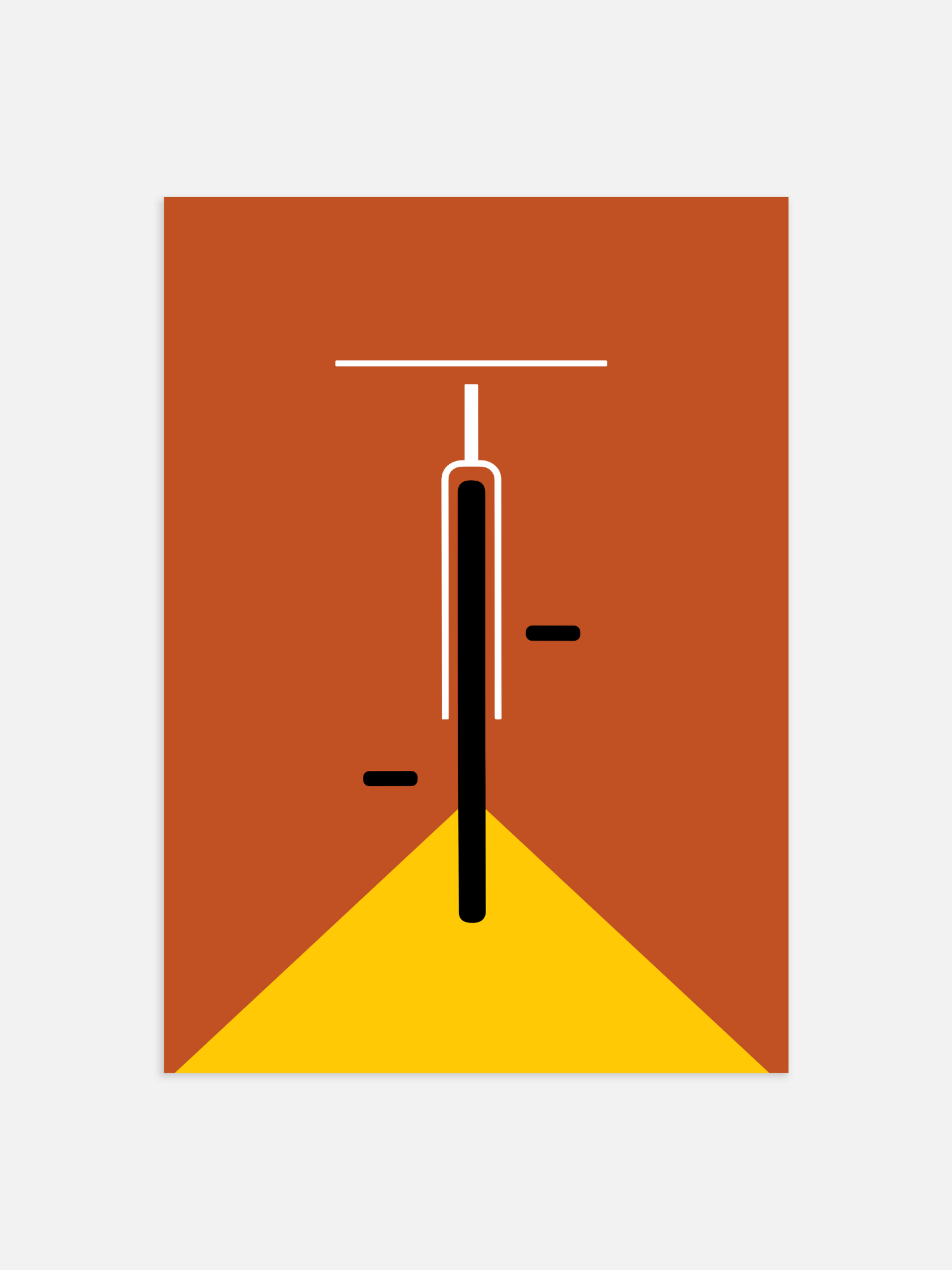 Bauhaus bicycle Poster no3