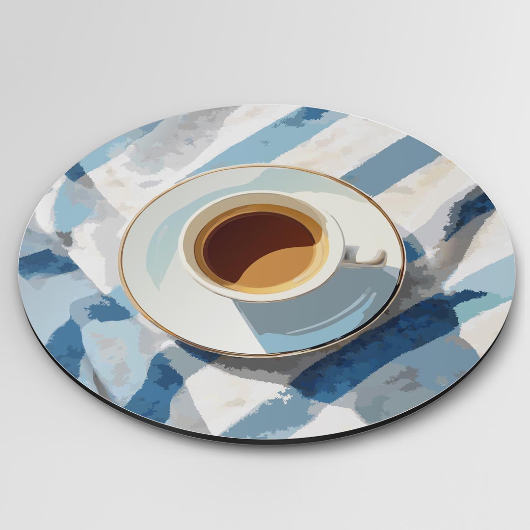 Koffie Vibe Muurcirkel-WallArtistic
