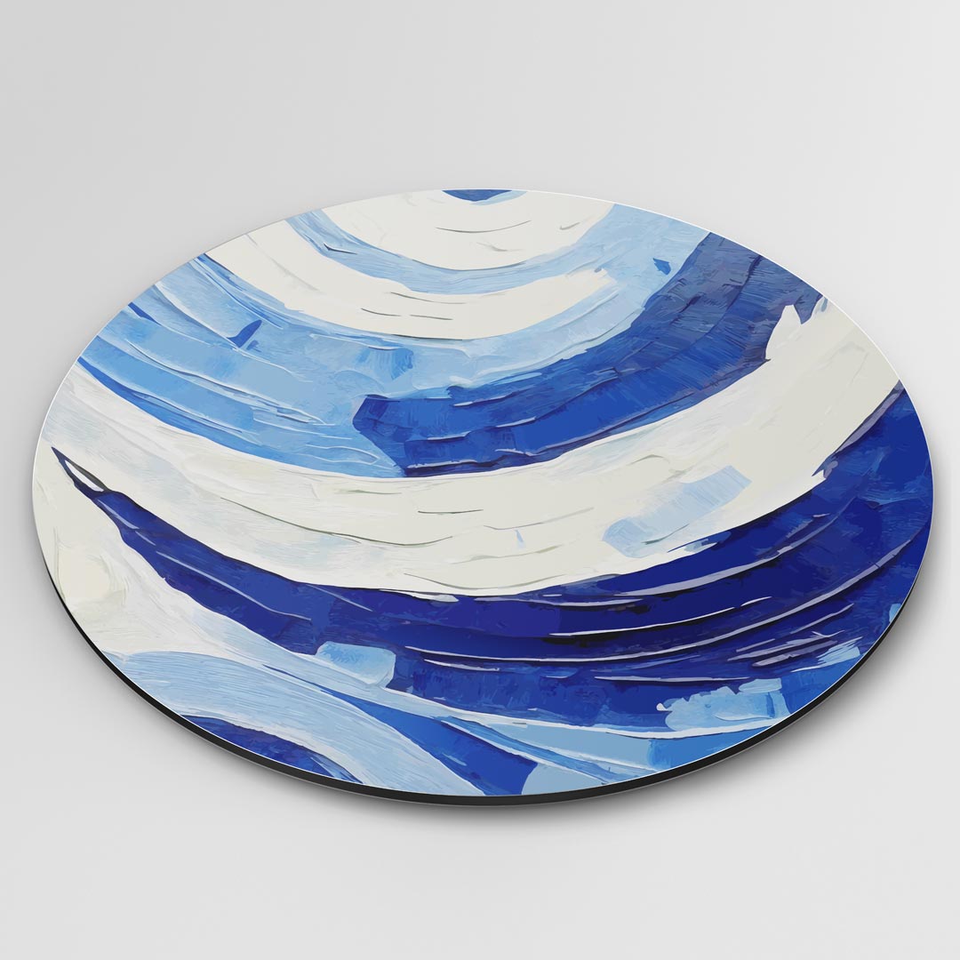 Draaikolk Blauw Muurcirkel