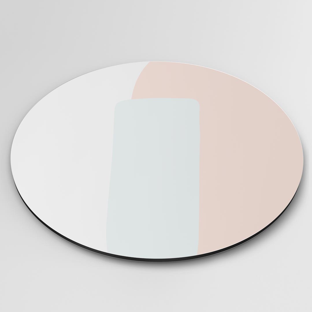 Stijlvolle Pastel Muurcirkel