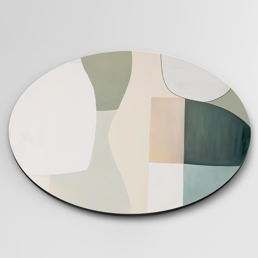 Abstract Elegantie Muurcirkel