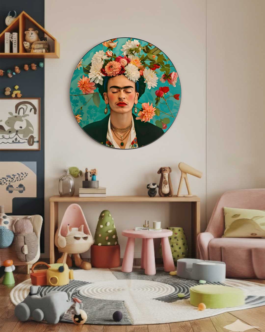 Bloemrijke Inspiring Muurcirkel