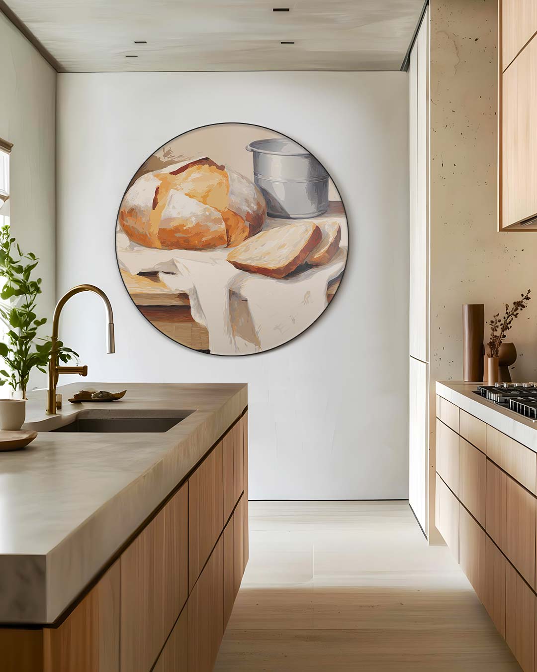 Sfeervolle Keuken Muurcirkel-WallArtistic