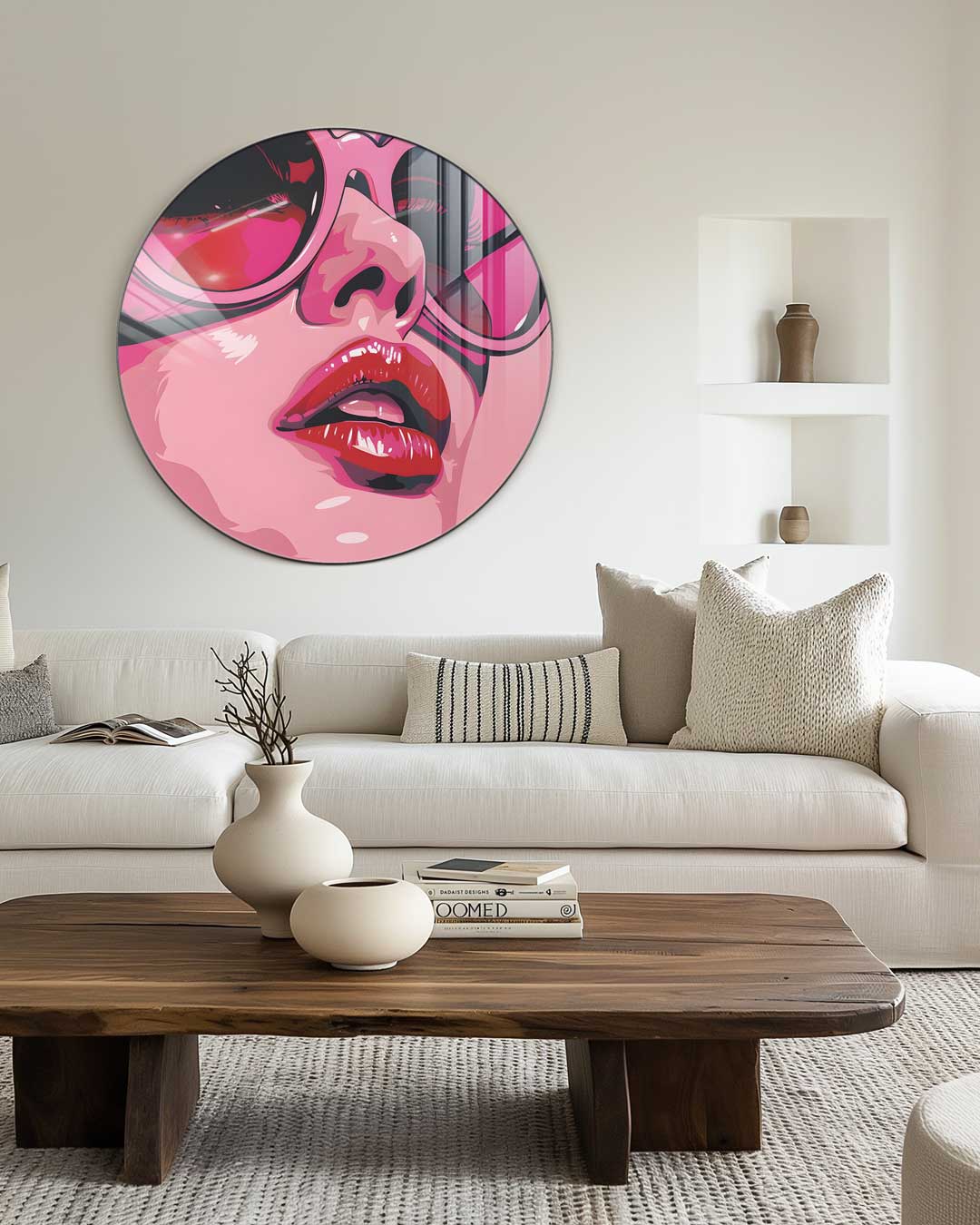 Trendy Pop-Art Muurcirkel
