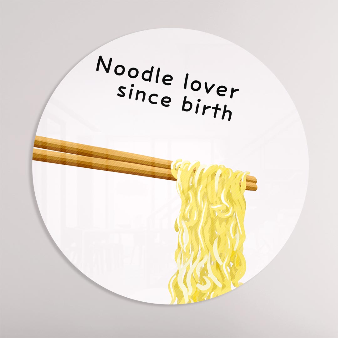 Noodle Lover Muurcirkel-WallArtistic