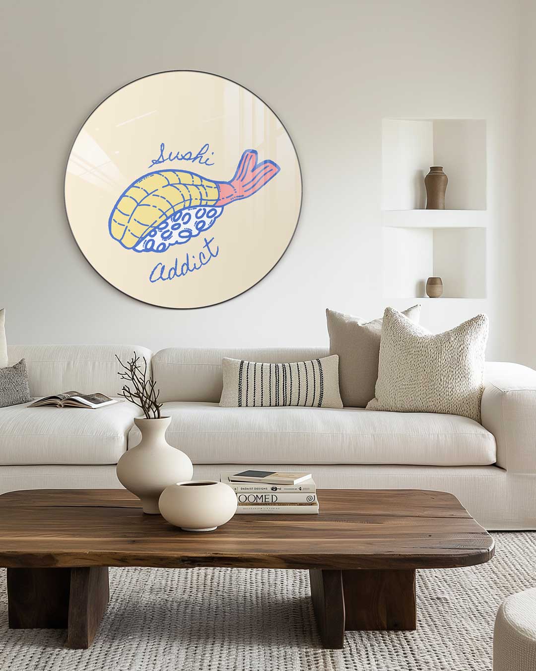 Sushi Addict Muurcirkel-WallArtistic