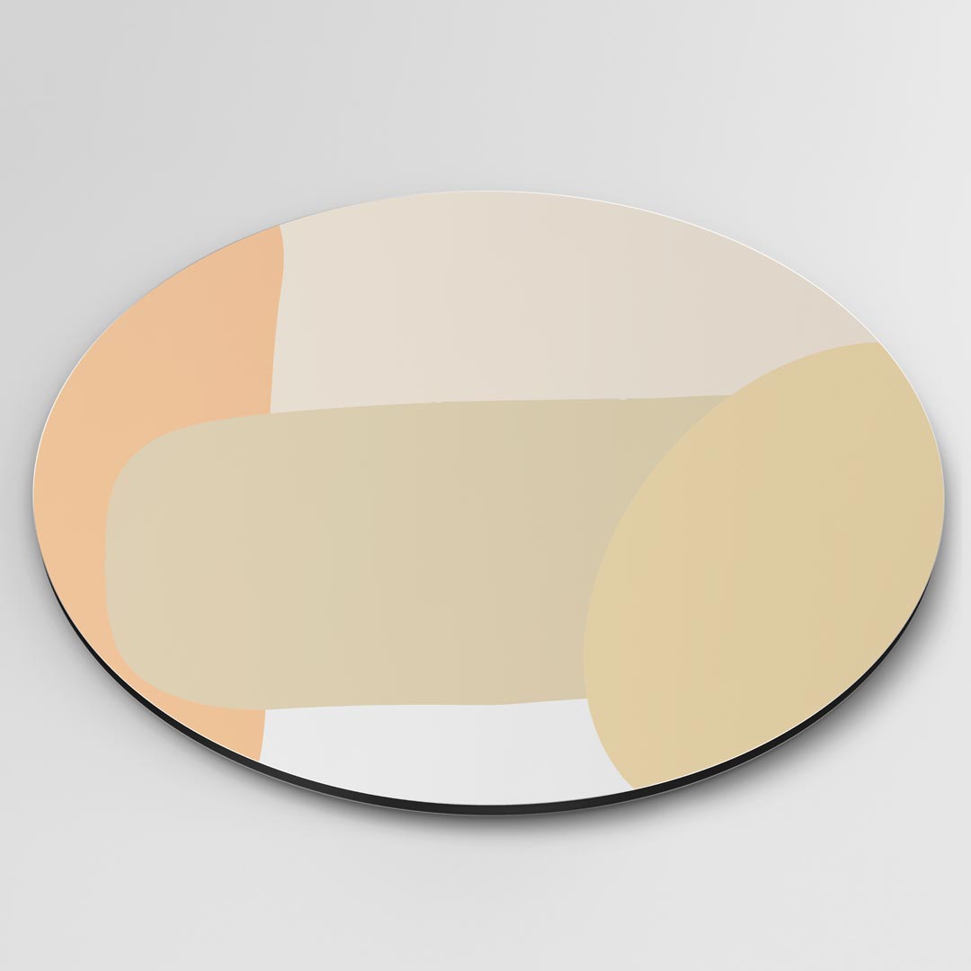 Abstracte Muurcirkel Soft Shades