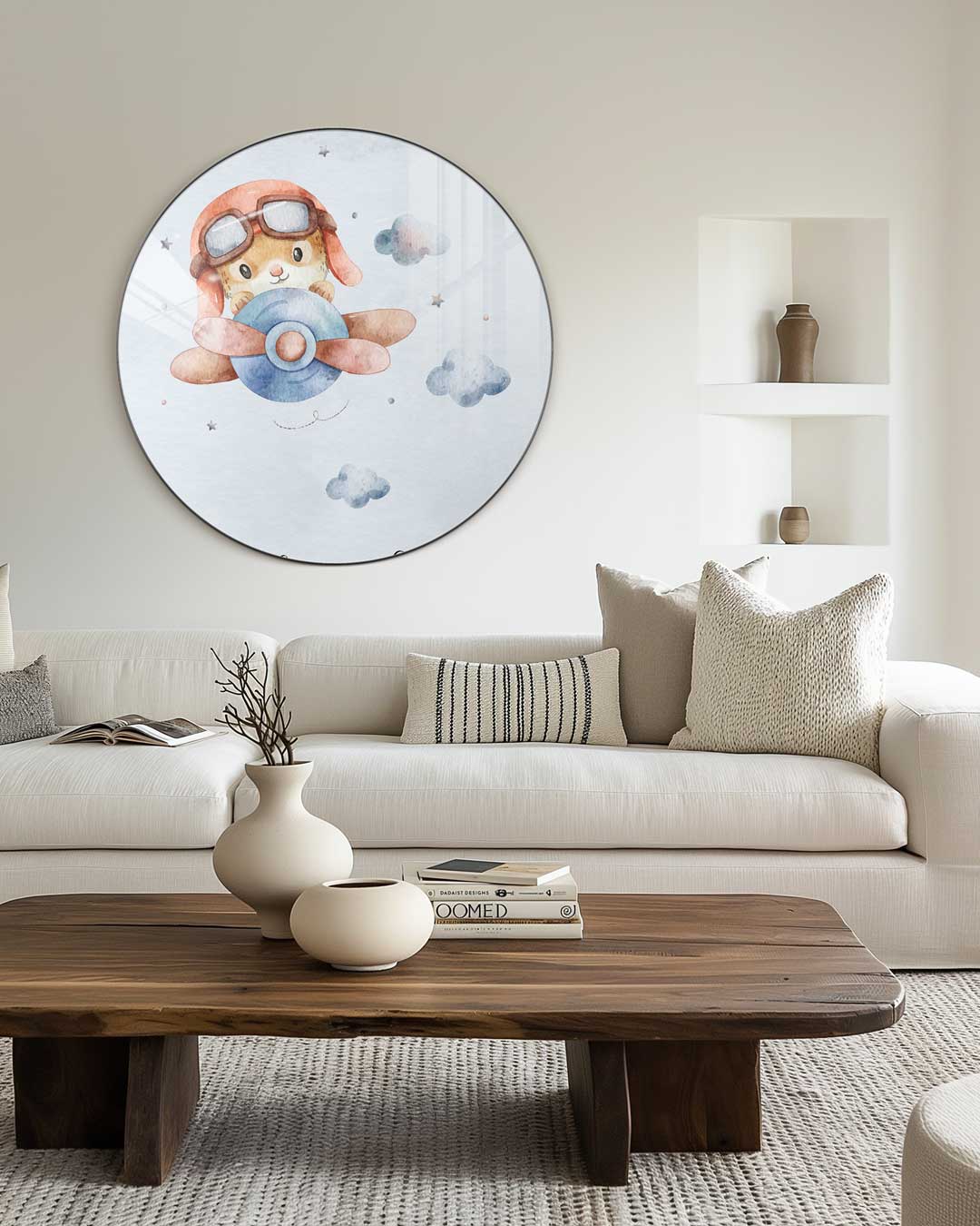 Dromerige Kinderkamer Muurcirkel-WallArtistic