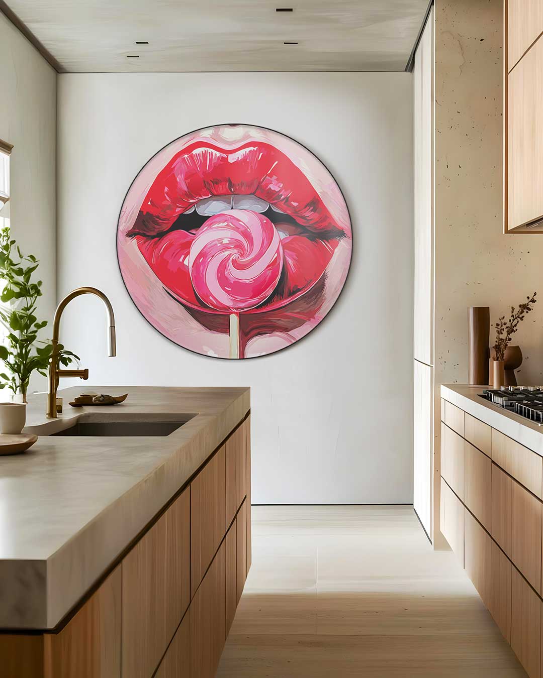 Pop Art Lollipop Muurcirkel-WallArtistic