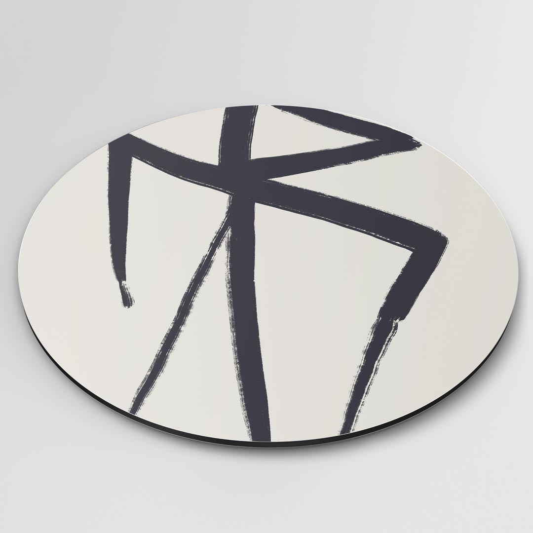 Abstracte Zen Kunst Muurcirkel