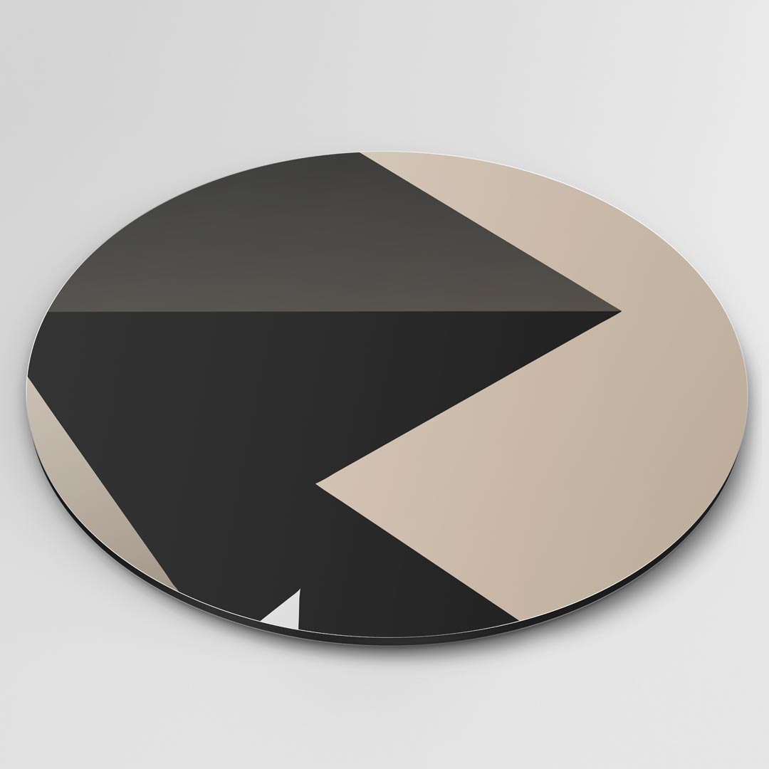 Elegante Geometrische Muurcirkel