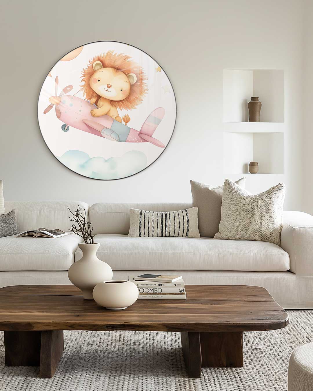 Lieve Leeuw Muurcirkel-WallArtistic