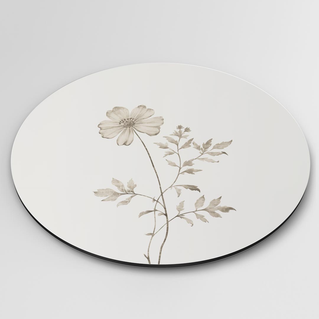 Elegante Bloemen Muurcirkel