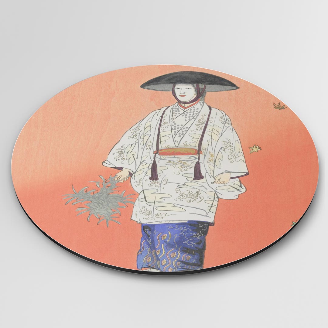 Japanse Elegantie Muurcirkel-WallArtistic