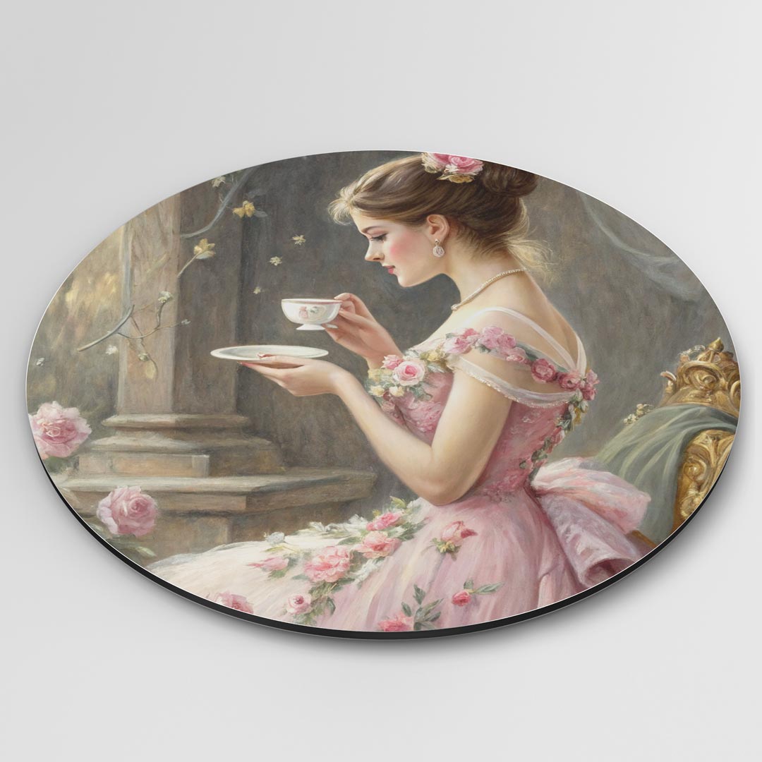 Roze Romantische Muurcirkel