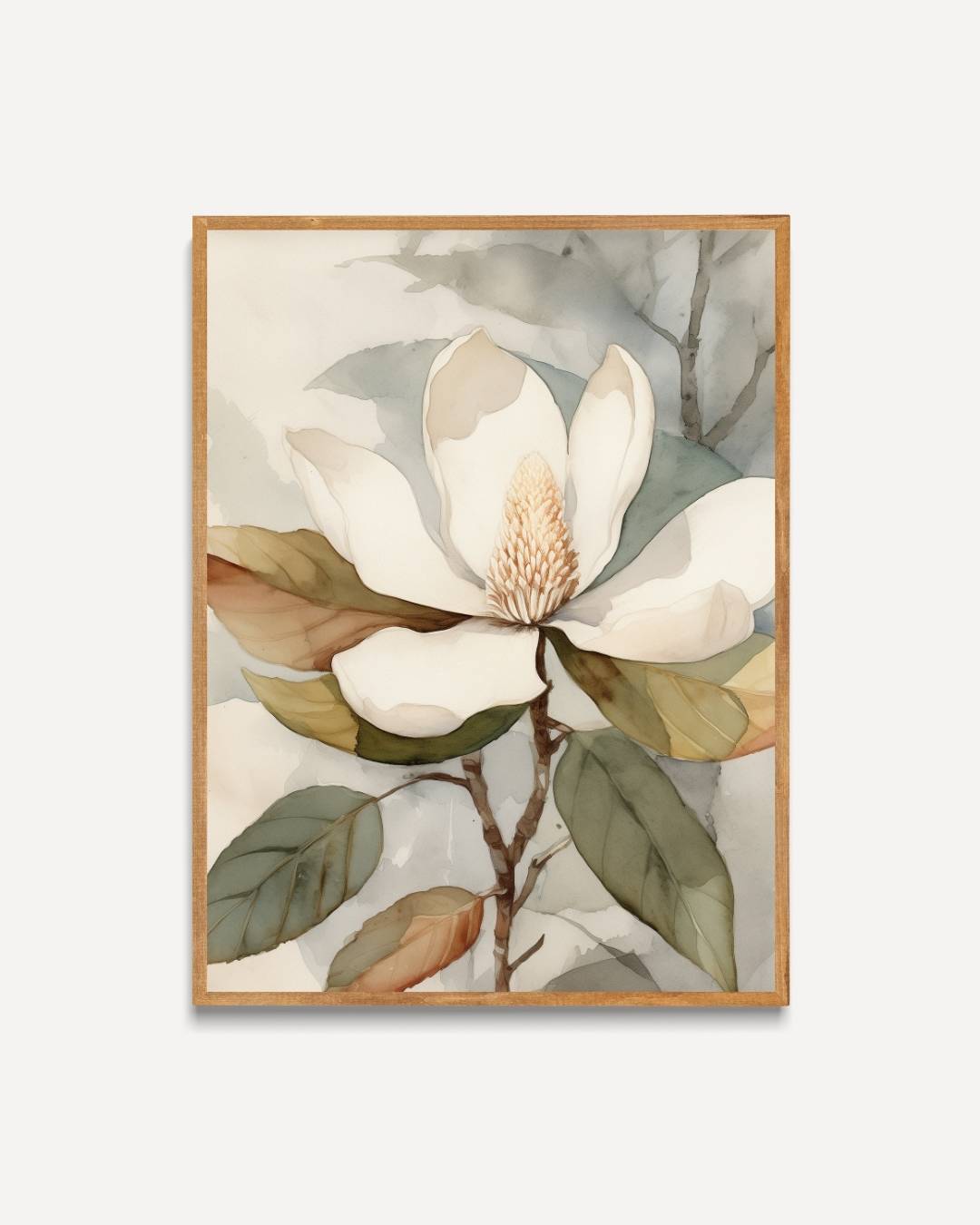 Magnolia bloemkunst Poster