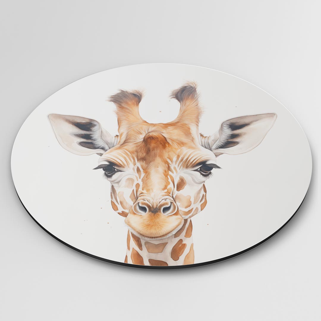 Charmante Giraffe Muurcirkel