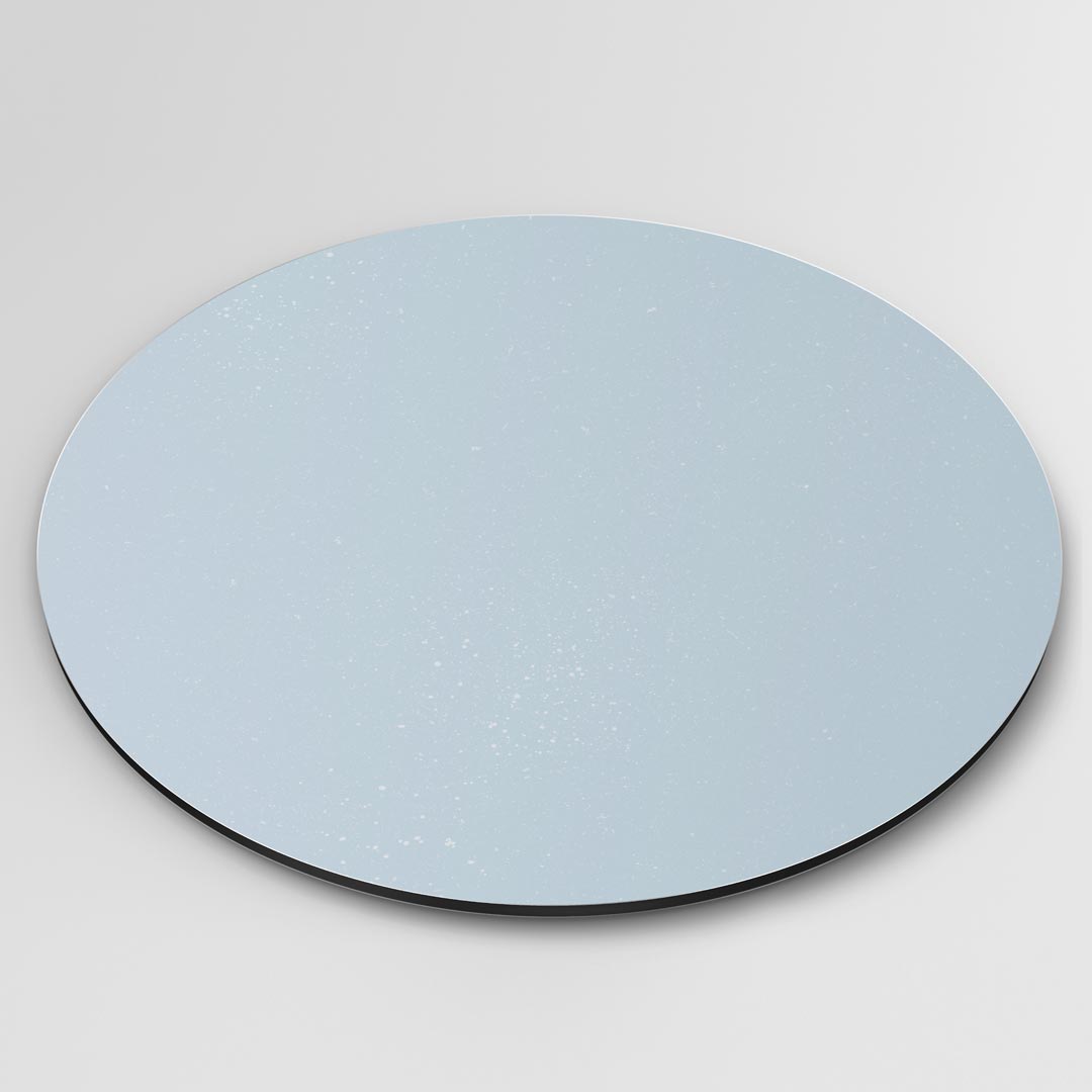 Stijlvolle Blauwe Muurcirkel