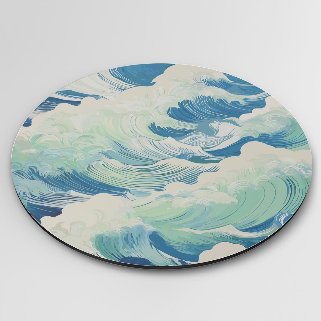 Ocean Waves Muurcirkel