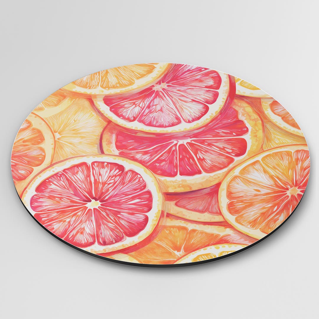 Citrusdromen Muurcirkel-WallArtistic