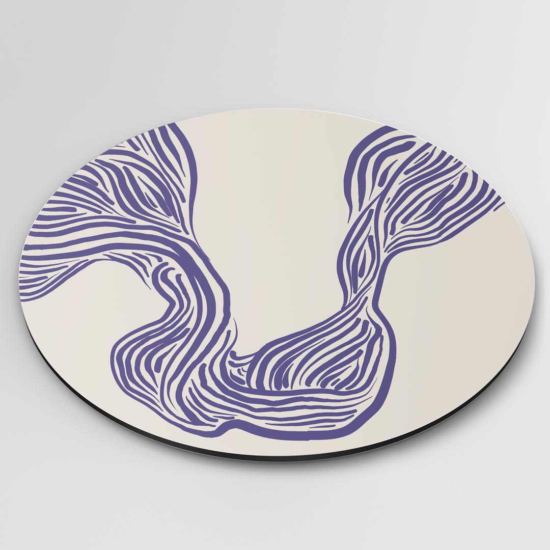 Elegante Lavendel Muurcirkel