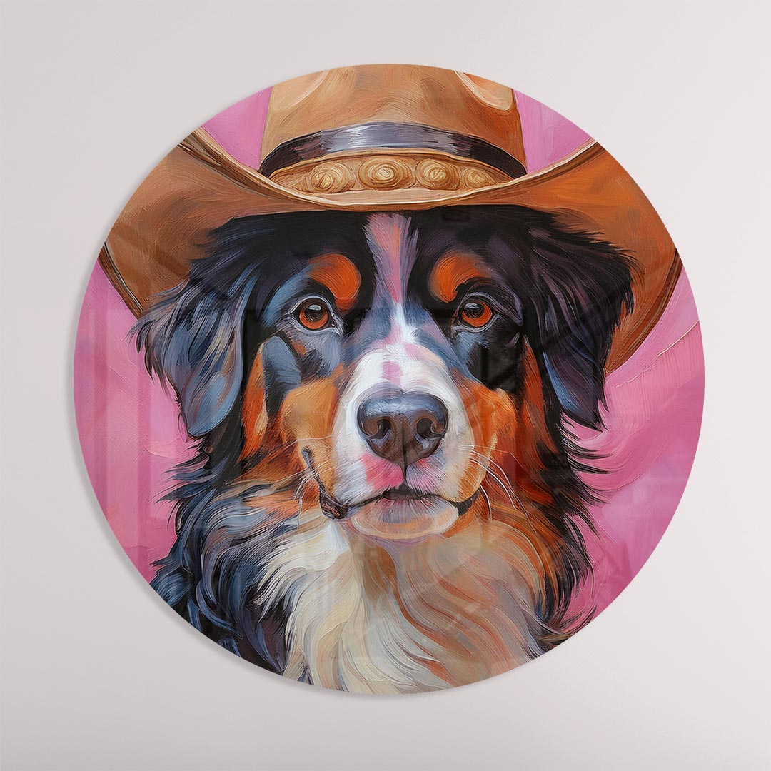 Cowboy Hond Muurcirkel