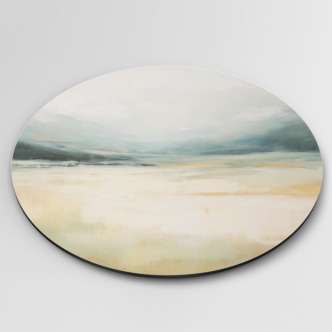 Rustieke Landschap Muurcirkel-WallArtistic