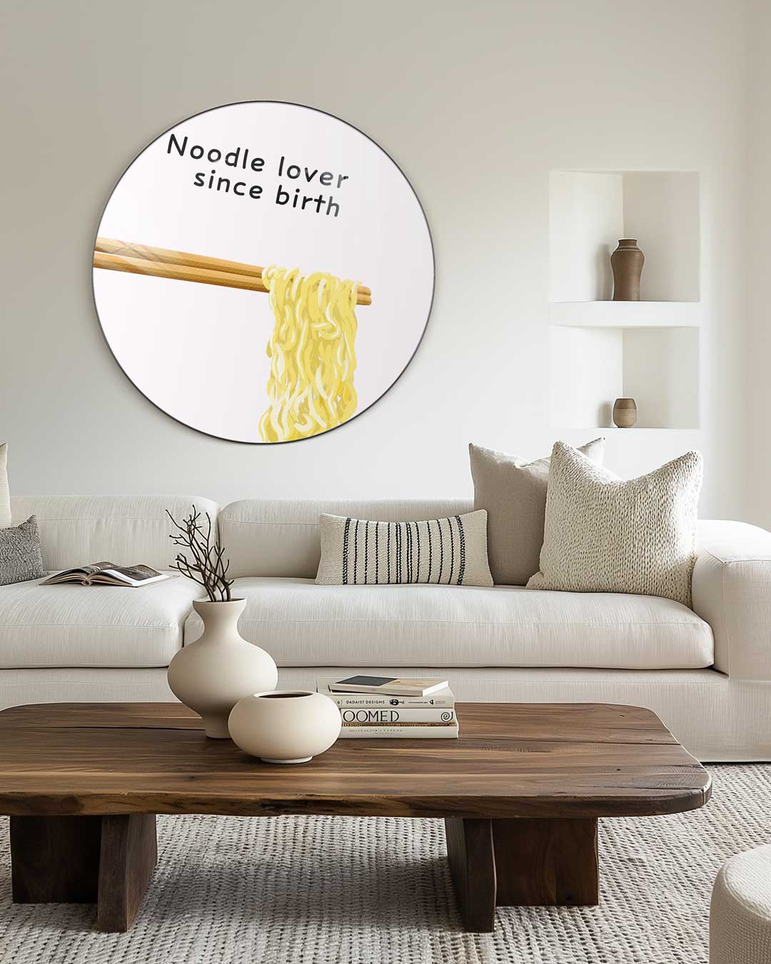 Noodle Lover Muurcirkel-WallArtistic