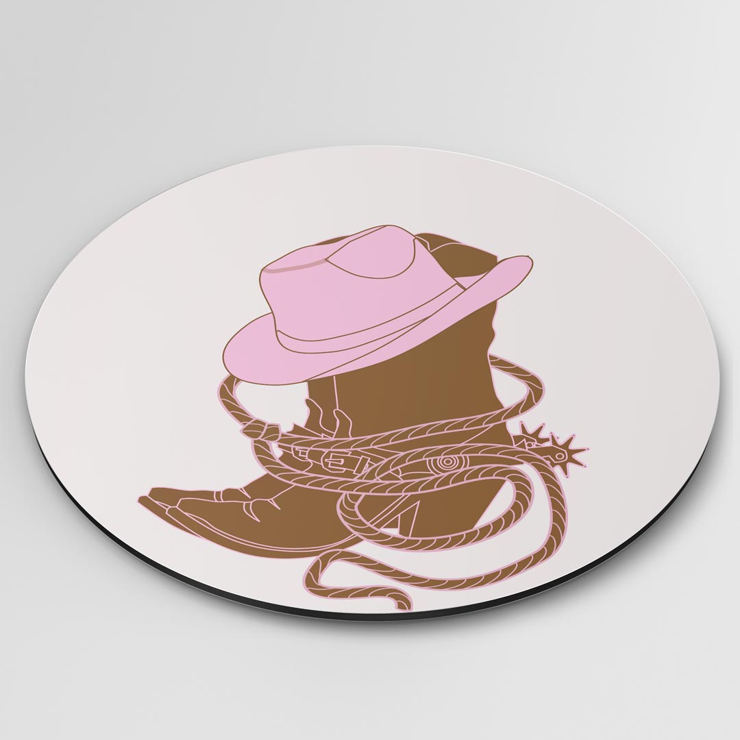 Cowboy Charm Muurcirkel