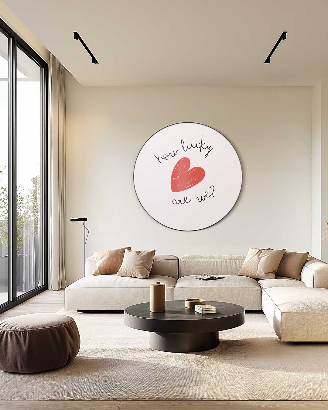 Liefdevolle Muurcirkel-WallArtistic
