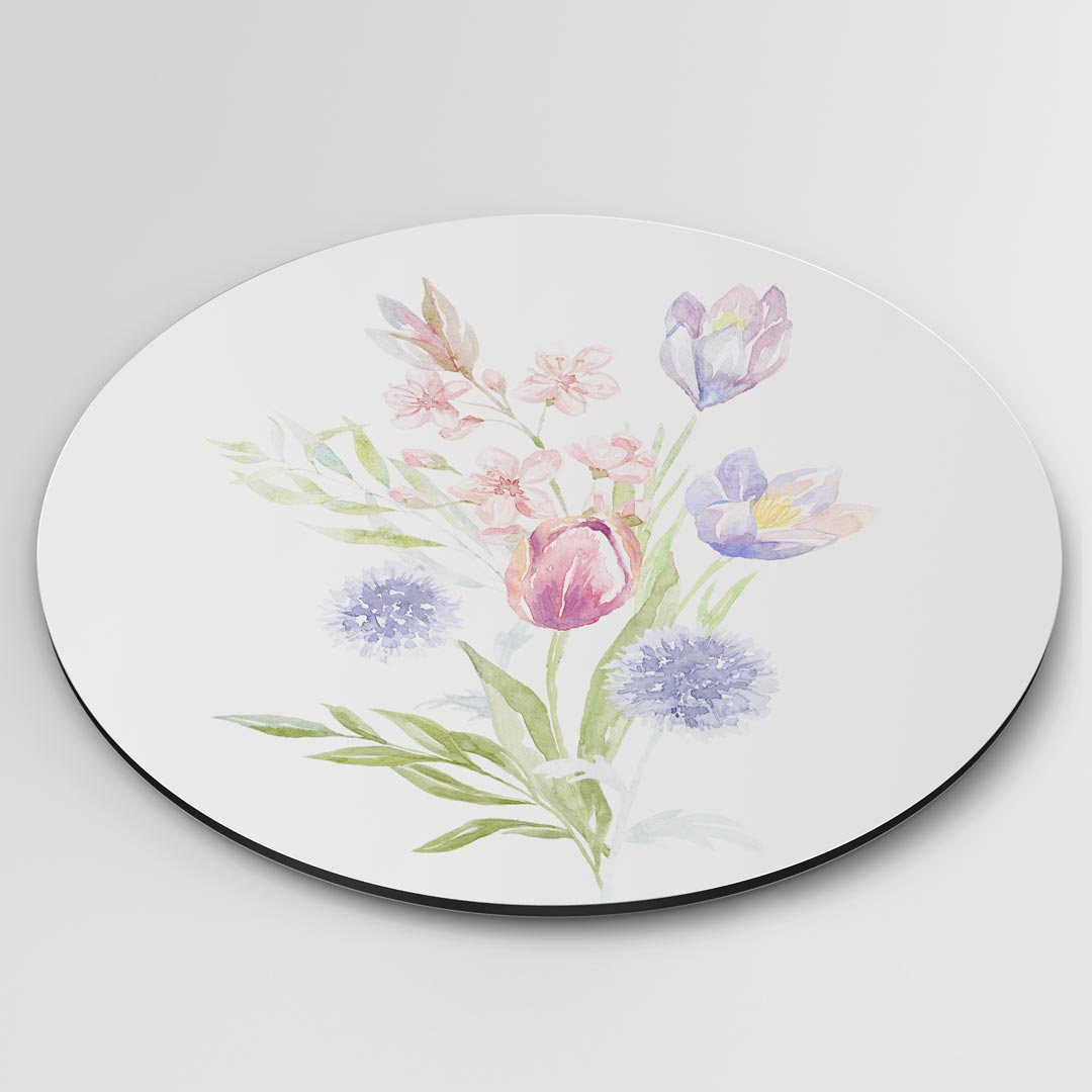 Bloemenpracht Muurcirkel-WallArtistic