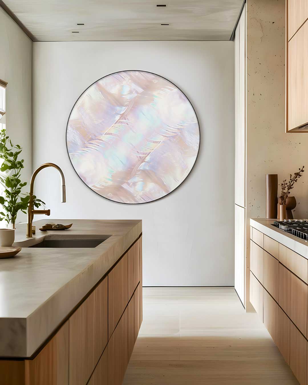 Pastel Droom Muurcirkel-WallArtistic