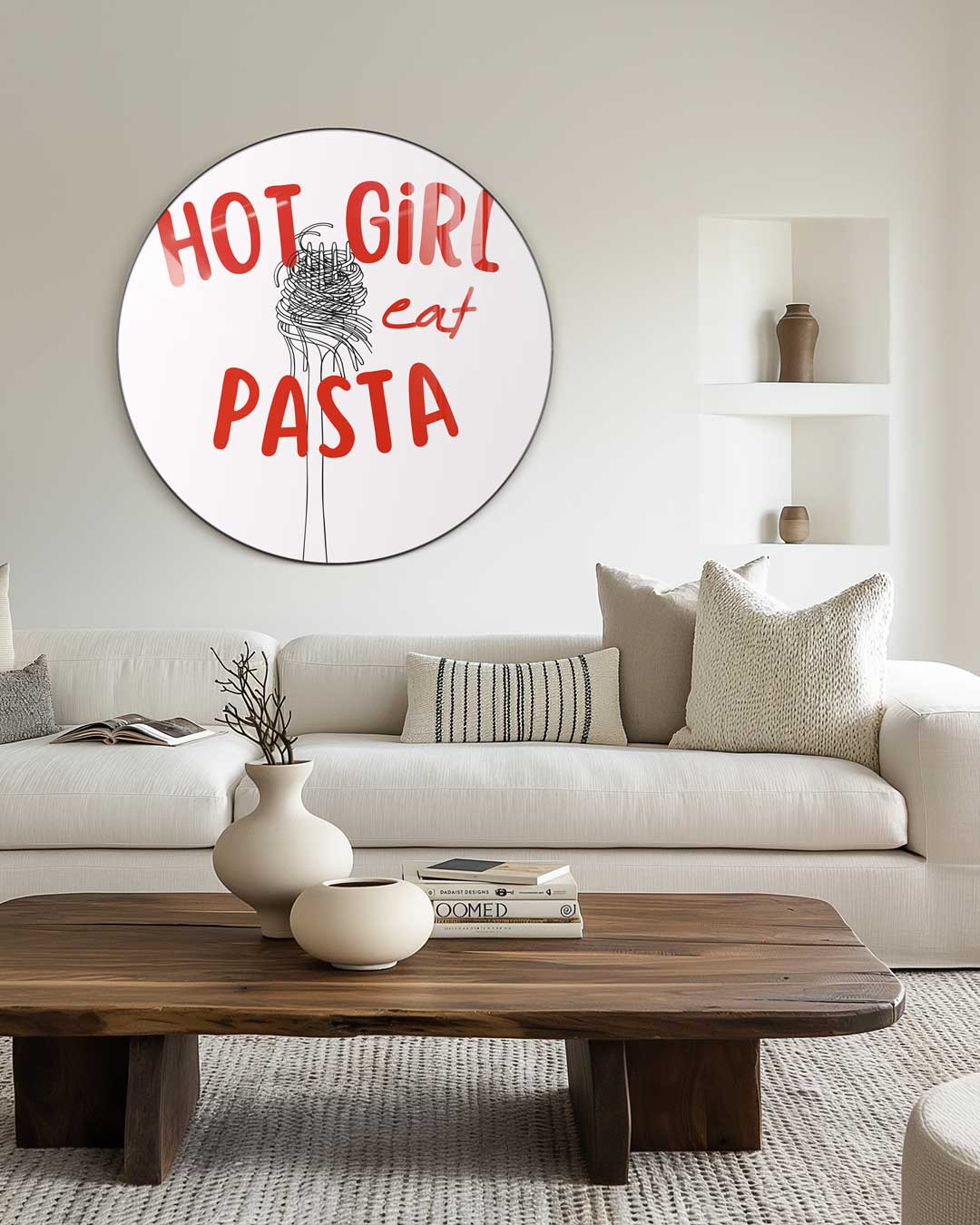Hip & Pasta Muurcirkel-WallArtistic
