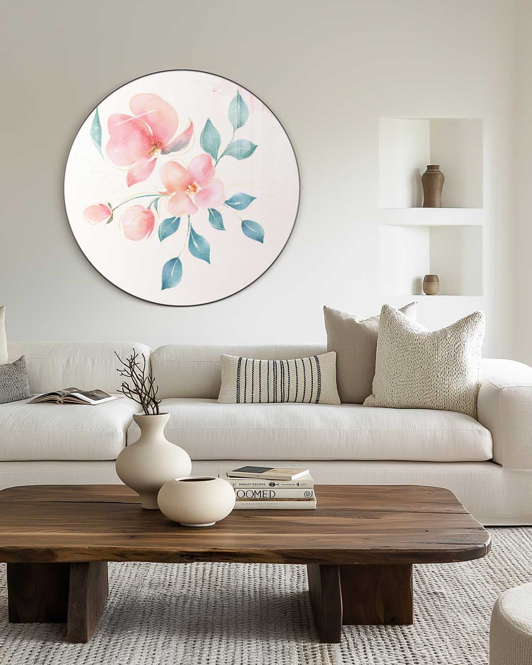 Bloemenpracht Muurcirkel-WallArtistic