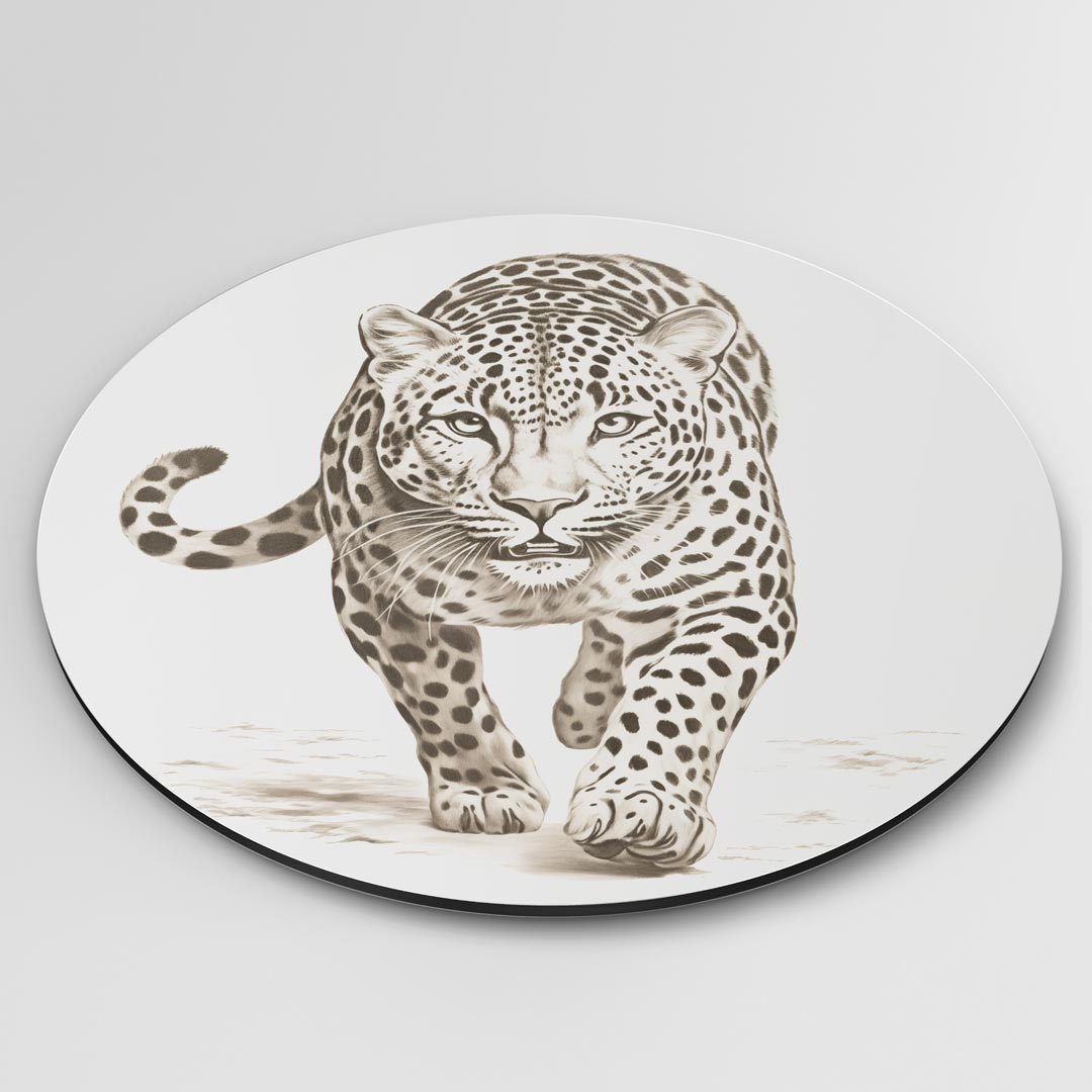 Leopard Print Muurcirkel