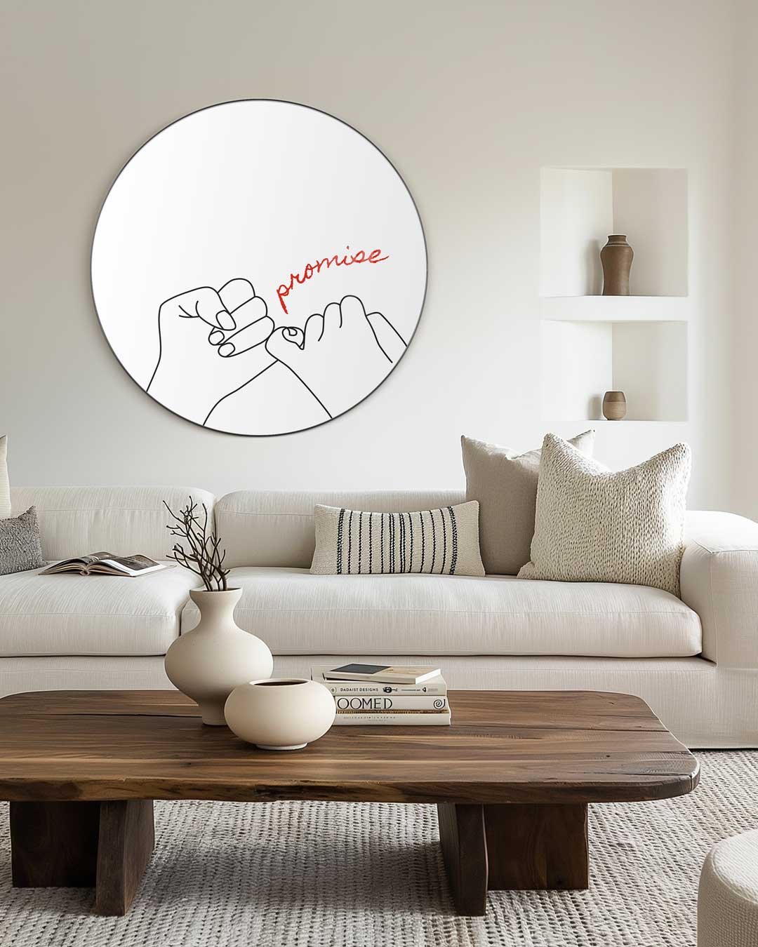 Vriendschapsbelofte Muurcirkel-WallArtistic