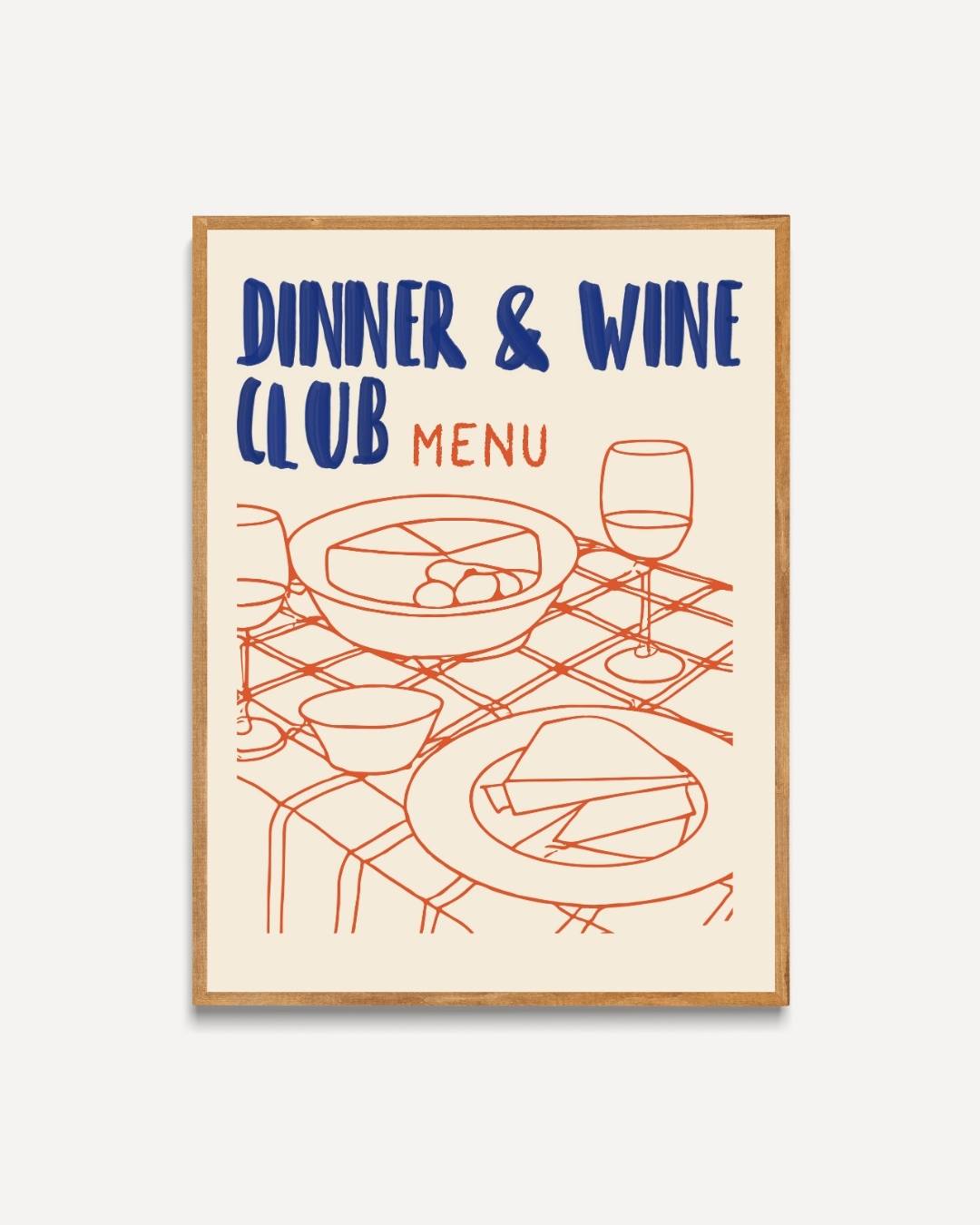 Dinner & wine club Poster