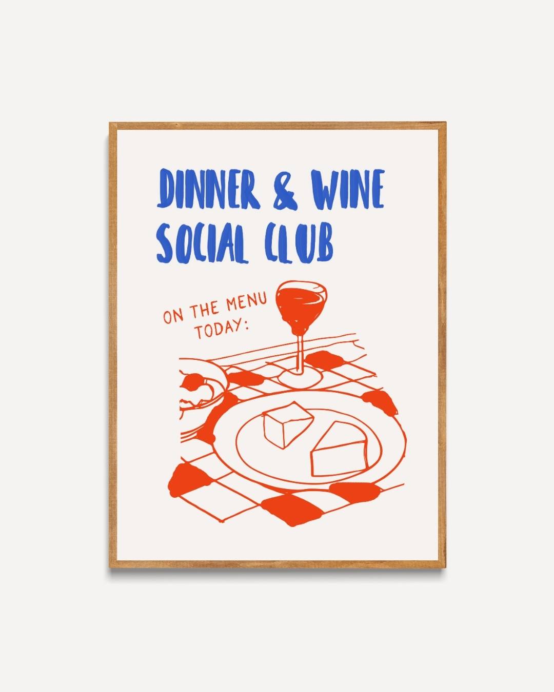 Dinner & wine social club Poster