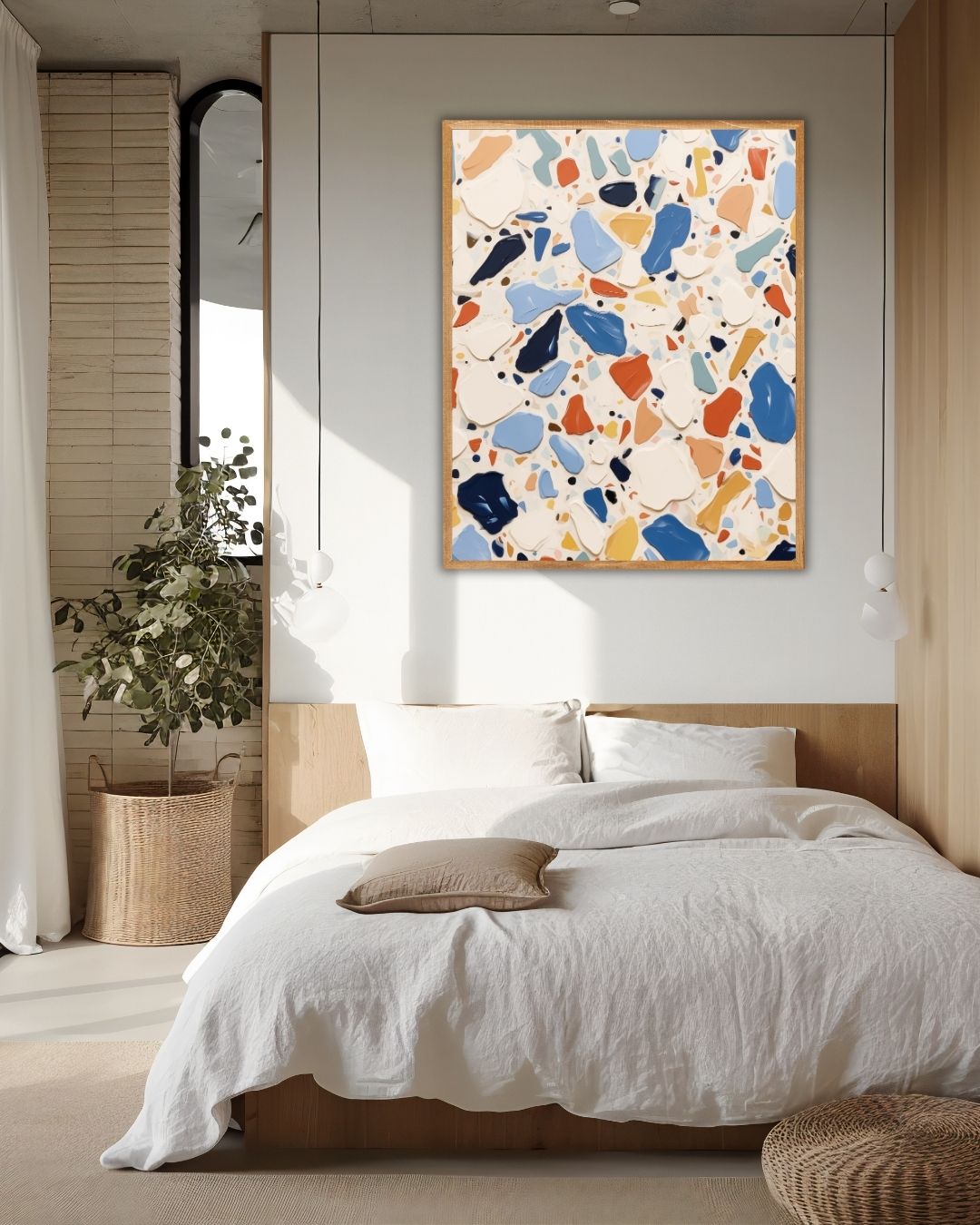 Mosaic Abstract Art Poster