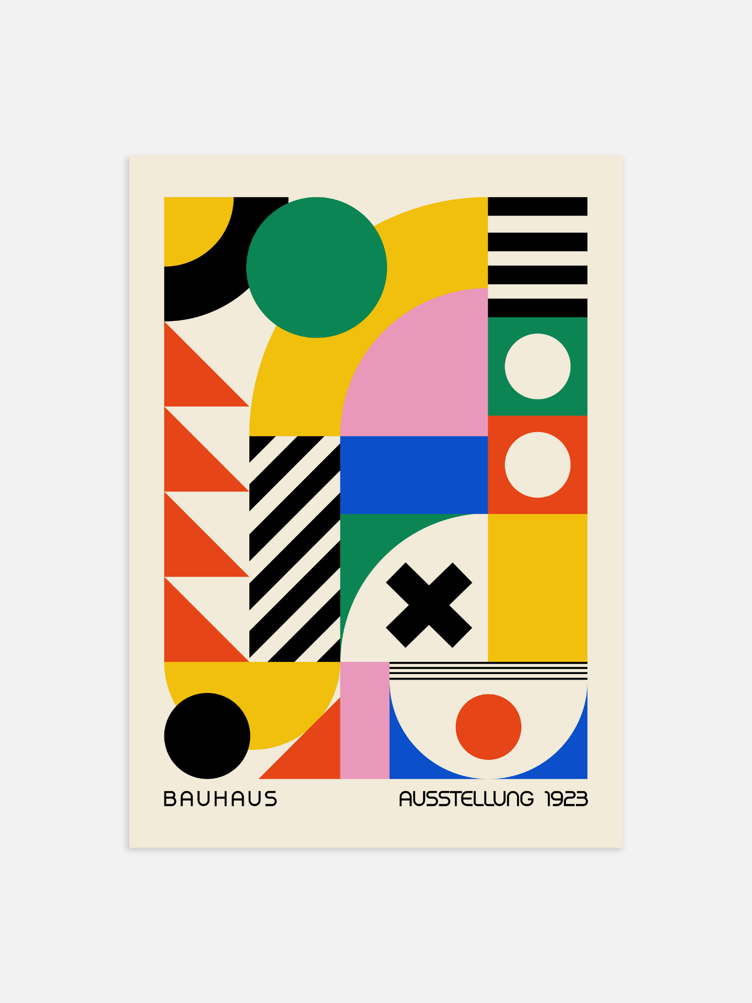 Bauhaus ausstellung 1919 Poster