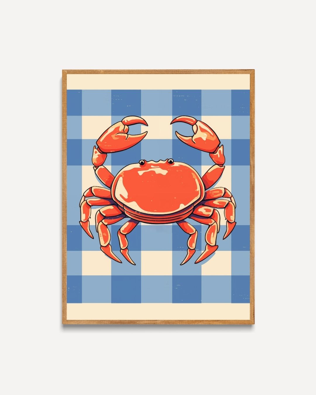 Rode krab Poster