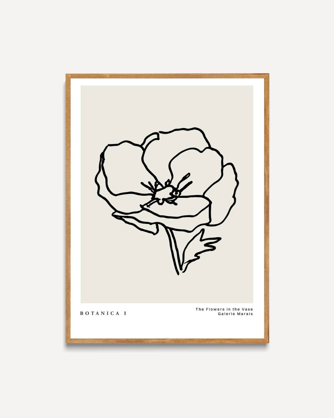 Botanische bloemen Poster