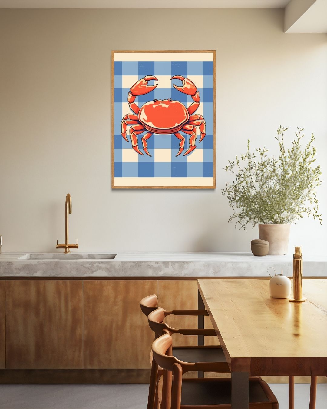 Red Crab Poster 