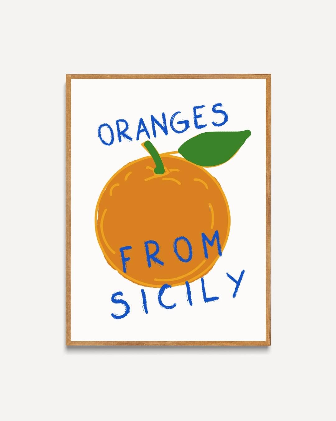 Oranges from Sicily Poster