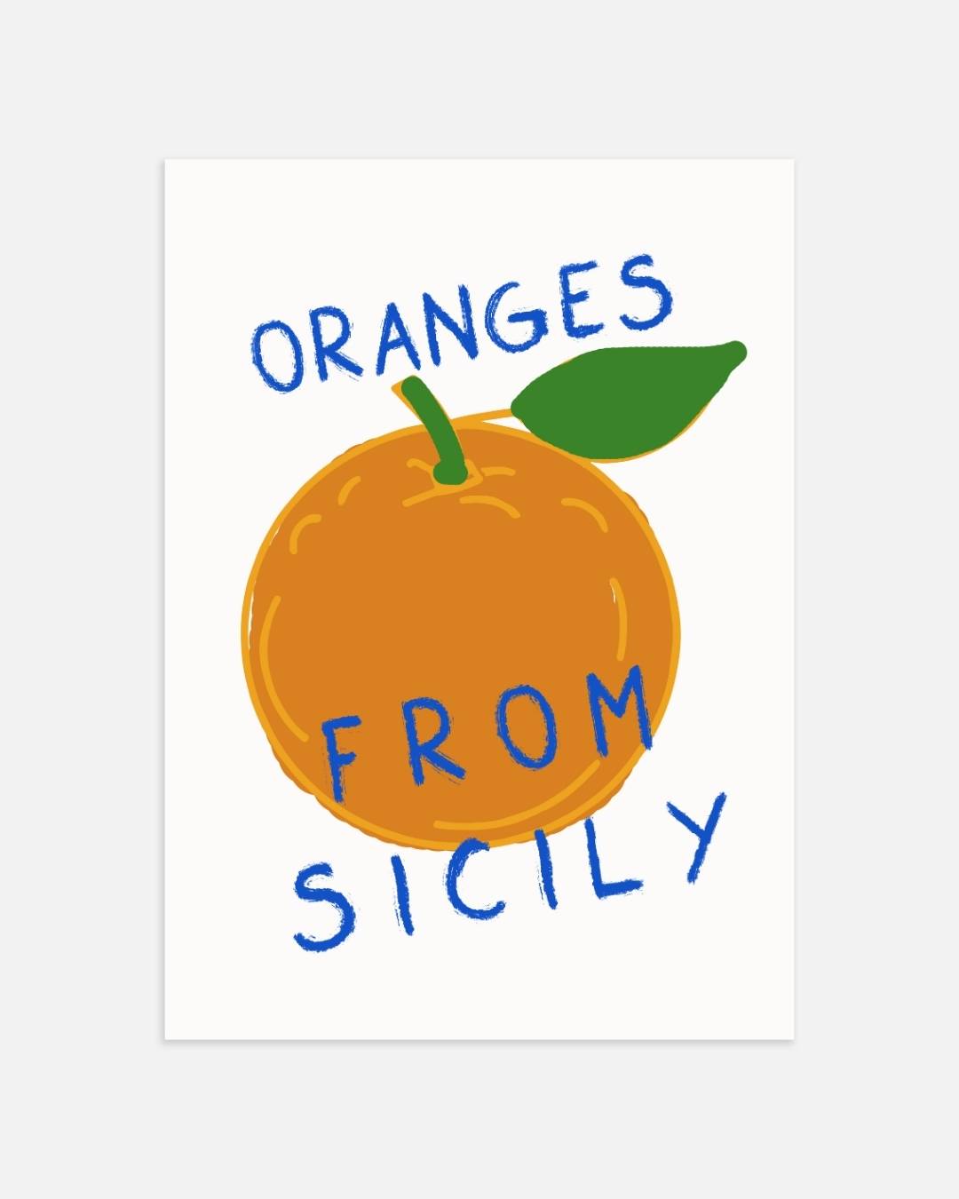 Oranges from Sicily Poster