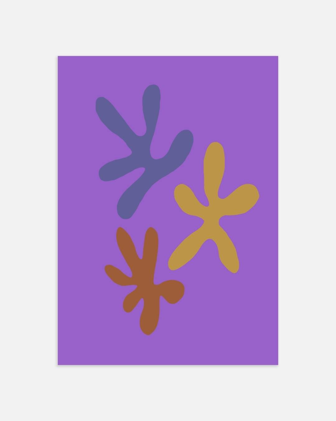 Abstract kleurrijke vormen Poster