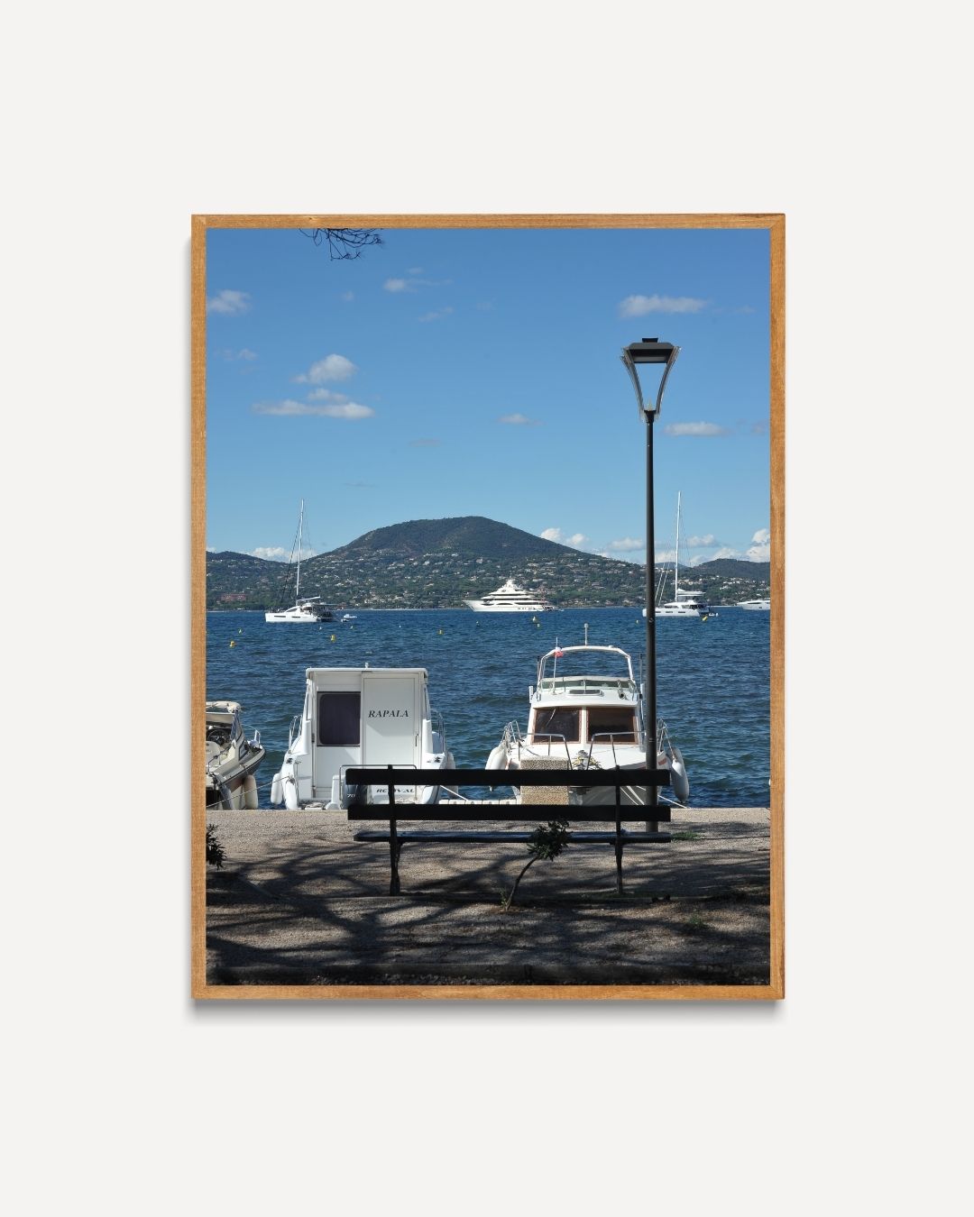 View of the harbour Poster