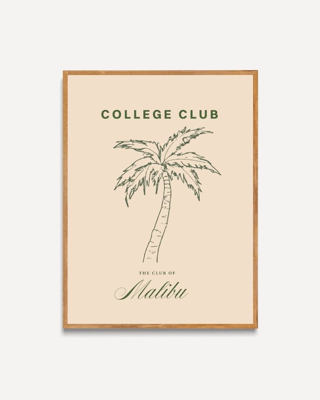 The club of malibu Poster