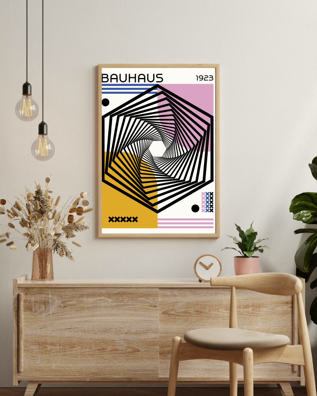 Bauhaus-Spinnennetz-Poster